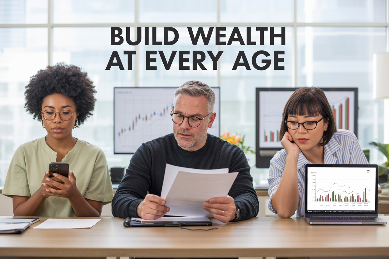 How to Build Wealth in Your 20s vs 30s vs 40s